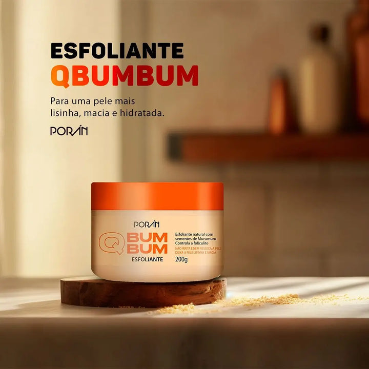 Vegan Natural Exfoliant Q Bum Bum Porán
